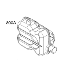 Pot echappement moteur Briggs Stratton 500E Series, 550E Series, 575EX Series