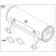 Pot echappement moteur Briggs Stratton Intek 7180 et Intek 18,0 OHV