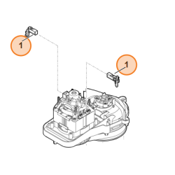 Balai de charbon pour tondeuse électrique Stihl Viking 6311-007-1095