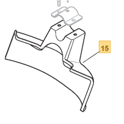 Carter anti projection débroussailleuse GGP TB 25 et TB 25 CX