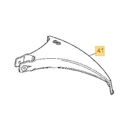 Carter protection débroussailleuse TR 25 J Carter protection débroussailleuse TR 25 J