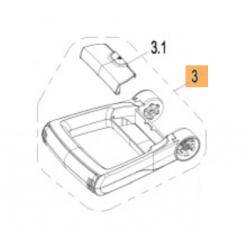 Poignée coupe bordure Trimma CGT 2325 2 1500 CH5, GT 2325 LI 18 V Poignée coupe bordure Trimma CGT 2325 2 1500 CH5, GT 2325 LI 18 V