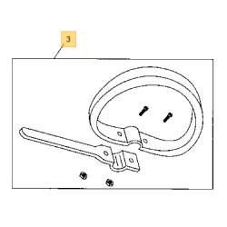 Poignée débroussailleuse GGP TB 27, TB 27 J et TB 32 Poignée débroussailleuse GGP TB 27, TB 27 J et TB 32