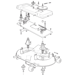 Plateau de coupe complet GGP 122 cm 382565103/0
