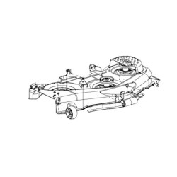 Carter de coupe tracteur tondeuse Cub Cadet 683-05148 Carter de coupe tracteur tondeuse Cub Cadet 683-05148