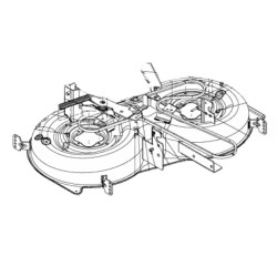 Plateau carter coupe Cub Cadet 683-05316 Plateau carter coupe Cub Cadet 683-05316