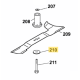 Rondelle lame tondeuse Yard man YM 4516 PO-L, YM 5519 PO-L, YM 5519 SPO-L, YM 5521 SPO-L