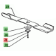 Rondelle de lame SG281100 pour tondeuse Sandrigarden