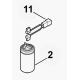 Condensateur tondeuse electrique Viking ME 443.0, ME 443.0 C