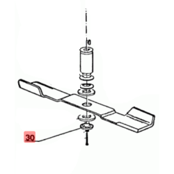 Rondelle de lame pour tondeuse Tigara TG 50 AL 60 K SPM