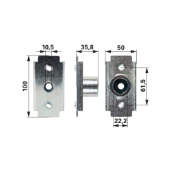 Support de lame pour DYM 1560 CAQ et DYM 1578 E1-2 / E2-2