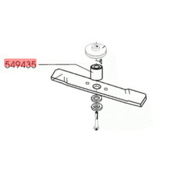Support de lame tondeuse Alko 53 B Alu, 53 BR-H, Silver 4800 - 5300