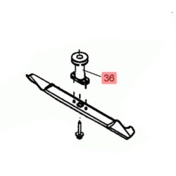 Support de lame pour tondeuse MTD SP 56 SD