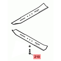 Vis de lame tondeuse MTD Li-Ion Power 34, Optima 34 Li-Ion
