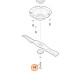 Vis de lame pour tondeuse Viking MB 6.2 RH