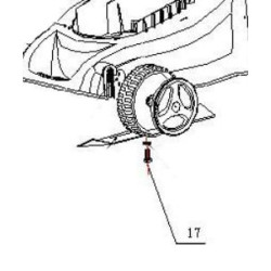 Vis de lame tondeuse Trimma LM 3301