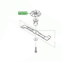 Ventilateur pour Alko 42.5 Li Moweo, 46.5 Li Moweo, 46.5 Li SP Moweo