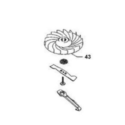 Ventilateur tondeuse Flymo Roller compact 340 / 3400, Roller compact 400 / 4000 Ventilateur tondeuse Flymo Roller compact 340 / 3400, Roller compact 400 / 4000
