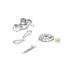 Ventilateur tondeuse Flymo Ultra Glide