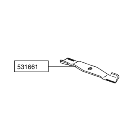 Lame tondeuse Alko HVC 380 E, HVC 380 ER Lame tondeuse Alko HVC 380 E, HVC 380 ER