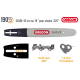 Guide chaine 38 cm tronçonneuse Mc Culloch MAC 20 X Power, CS 410, CS 450
