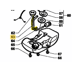 Durite essence pour taille haie Sandrigarden SGHT 2655