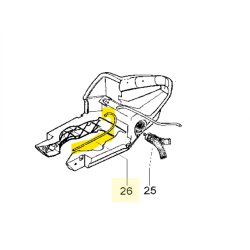 Durite pour taille haie Mc Culloch VIRGINIA MH542, MH555, Partner HG 17/22