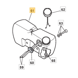 Reservoir pour taille haie Stiga SH 160