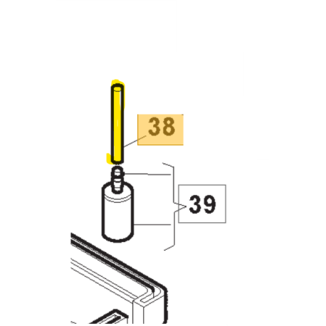 Tuyau alimentation essence tronçonneuse Stiga SP 36 et SP 43
