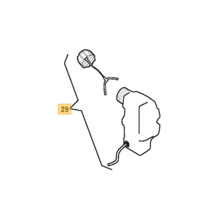 Bouchon reservoir huile tronçonneuse Mac Allister MAC 2400, SEV2416 Q