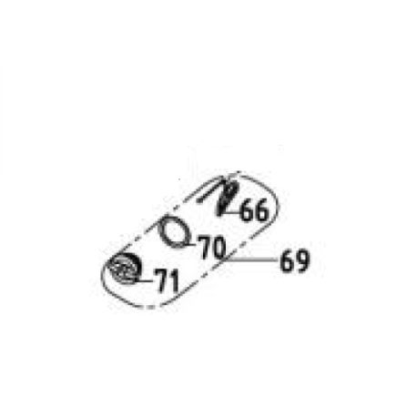 Bouchon reservoir huile tronçonneuse Id Tech IDT TRC40-40 SDS CH