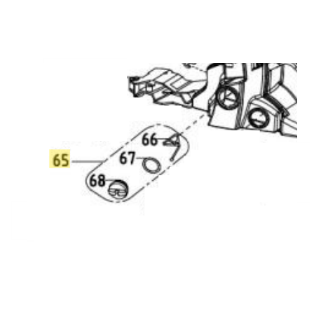Bouchon reservoir essence tronçonneuse Id Tech IDT TRC40-40 SDS CH
