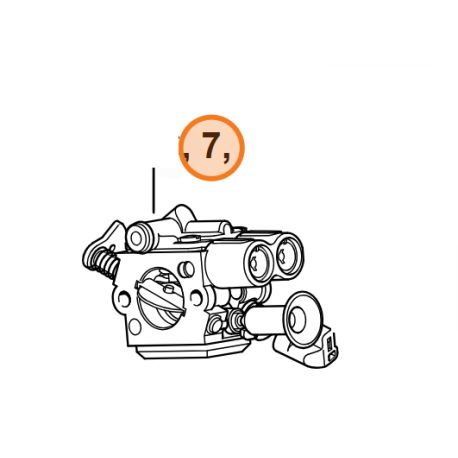 Carburateur pour tronçonneuse Stihl MS 261 VW type Zama C1Q 254