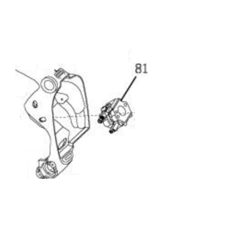 Carburateur tronçonneuse Sandrigarden TRT 36 30cm, Britech BT 36 CS