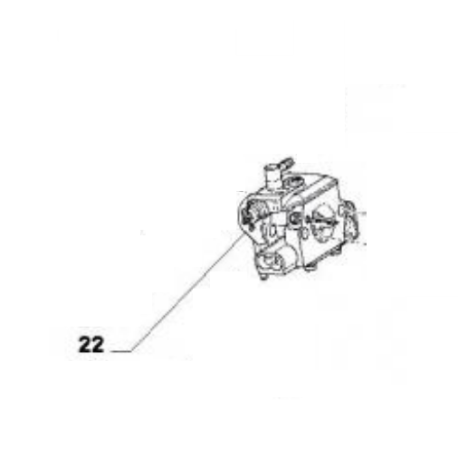 Carburateur tronçonneuse Sandrigarden SG 38 CS, Britech BT 1238 CS