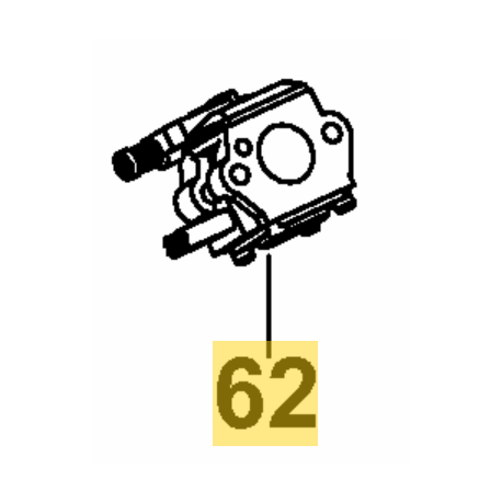 Carburateur tronçonneuse Sandrigarden SG 925/25 CS, SG 925/30 CS