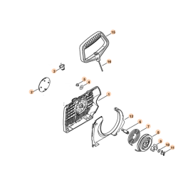Lanceur pour tronçonneuse Stihl MS 461 R