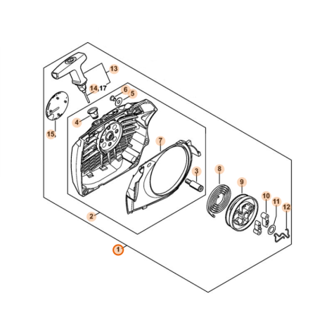 Lanceur tronçonneuse Stihl MS 661 CM, MS 661 CMW