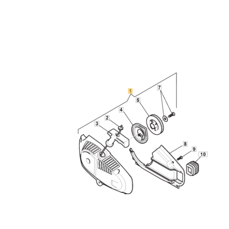 Lanceur pour tronçonneuse Alpina C 25, C 25 Euro 2