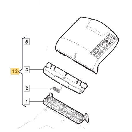 Capot de trappe arrière GGP 322109557/0