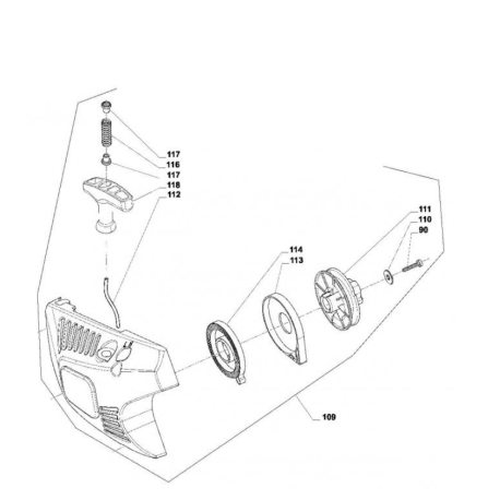 Lanceur tronçonneuse Id Tech TR IDT N 38/40 CS CH