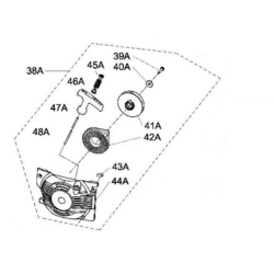 Lanceur tronçonneuse Sworn TRC 45/45 CH BOX 1245 CSZ
