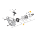 Lanceur pour tronçonneuse Alpina P361, P390 Q, P391
