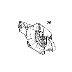 Carter lanceur pour tronçonneuse Mc Culloch 444, M3616, M3816, M4218