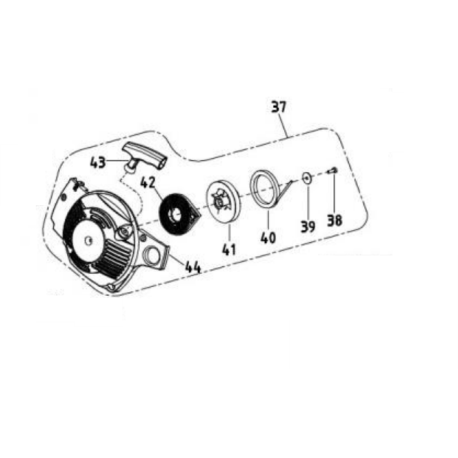 Lanceur tronçonneuse Id tech IDT TRC40-40 SDS CH