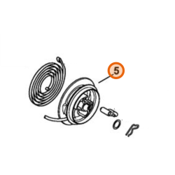 Poulie lanceur tronçonneuse Stihl MS 231, MS 241 CM, MS 251