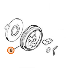 Poulie lanceur tronçonneuse Stihl 056, 056 S