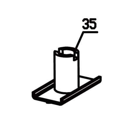 Support de lame pour tondeuse Yard Force 