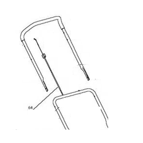 Cable arret moteur pour tondeuse Sandrigarden SG 948 C SPM SM BW