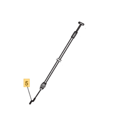 Cable arret moteur tondeuse Alpina BL 410, BL 460 B, BL 460 SB